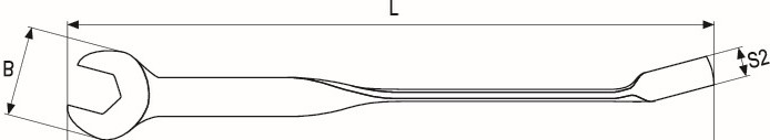 Cờ lê vòng miệng mở đai ốc (Lẻ ) chữ X uốn cong từ 10mm- 32mm Yato YT-01851-Ba Lan