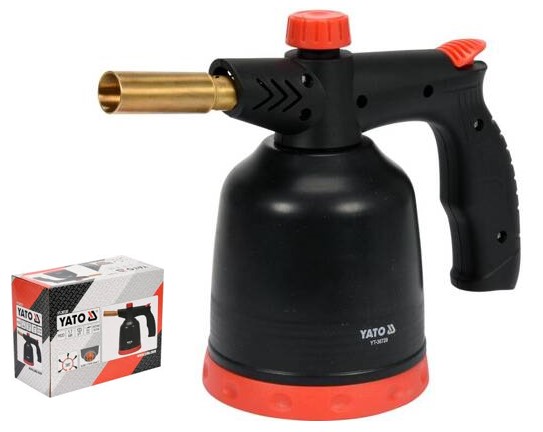 Bình khò bơm gas mini cầm tay 190g Yato YT-36720 - Ba Lan