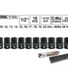 Bộ 10 khẩu 1/2"x39x10-22mm Yato YT-1025 - Ba Lan