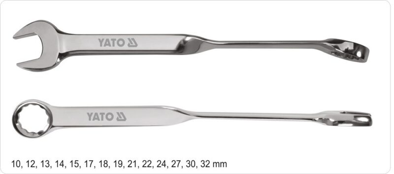 Bộ 14 Cờ lê vòng miệng tay đòn 10-32mm Yato YT-01865 - Ba Lan