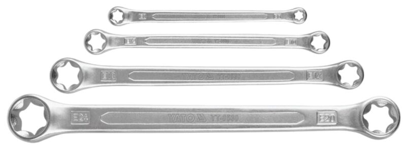 Bộ 4 cờ lê 2 đầu vòng E6-E24 Yato YT-0530 - Ba Lan