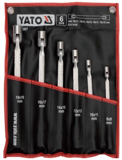 Bộ 6 cờ lê 2 đầu lắc léo Yato YT-4967 - Ba Lan
