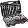 Bộ cờ lê tuýp tay vặn 1/4" 3/8" 1/2" 111 chi tiết Yato YT-38831 - Ba Lan