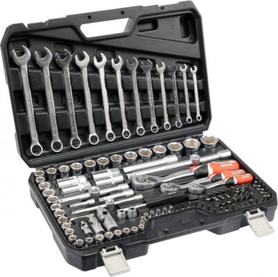 Bộ cờ lê tuýp tay vặn 1/4" 3/8" 1/2" 111 chi tiết Yato YT-38831 - Ba Lan