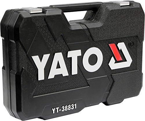 Bộ cờ lê tuýp tay vặn 1/4" 3/8" 1/2" 111 chi tiết Yato YT-38831 - Ba Lan