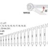 Bộ cờ lê vòng miệng hệ mét 17 chi tiết 8-32mm Yato YT-0363 - Ba Lan