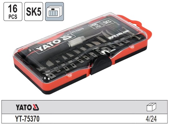 Bộ dao cắt mô hình 16 chi tiết Yato YT-75370 - Ba Lan