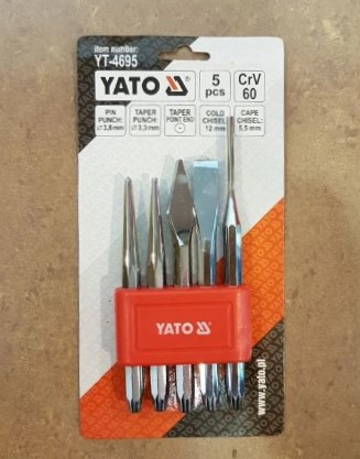 Bộ đột tổng hợp 5 chi tiết Yato YT-4695 - Ba Lan