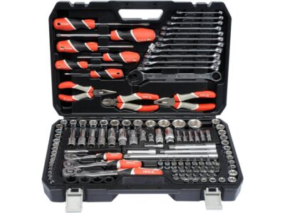 Bộ dụng cụ tổng hợp 129 chi tiết 1/4" 3/8" 1/2" Yato YT-38881 - Ba Lan