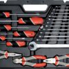 Bộ dụng cụ tổng hợp 129 chi tiết 1/4" 3/8" 1/2" Yato YT-38881 - Ba Lan