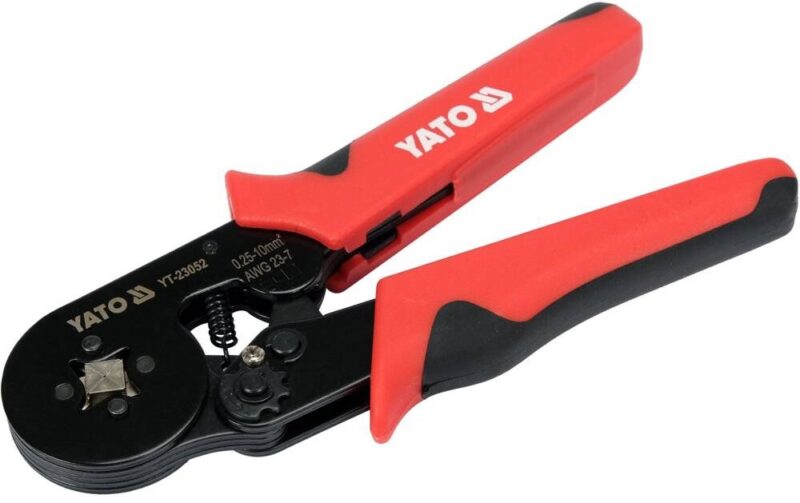 Bộ kìm bấm cos pin rỗng 175mm kèm đầu cos 1201 Món Yato YT-23052