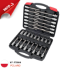 Bộ tuýp 1/2" mũi vít lục giác 5-19mm 30 chi tiết Yato YT-77540 - Ba Lan