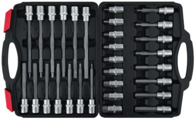 Bộ tuýp 1/2" mũi vít lục giác 5-19mm 30 chi tiết Yato YT-77540 - Ba Lan