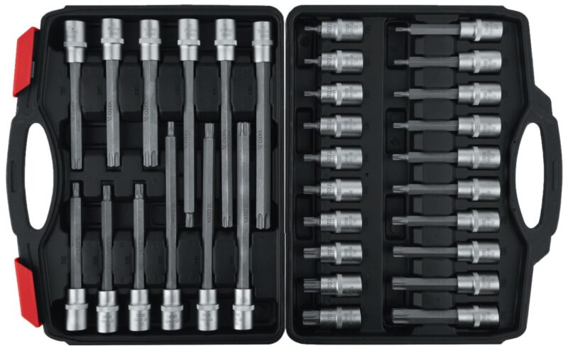 Bộ tuýp 1/2" mũi vít sao T20-T70 32 chi tiết Yato YT-77541 - Ba Lan