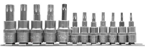 Bộ tuýp mũi hoa thị 1/4" 3/8" 12 chi tiết Yato YT-04331 - Ba Lan