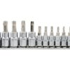 Bộ mũi vít hoa thị có lỗ T8-T55 12 chi tiết 1/4"-3/8" Yato YT-04332 - Ba Lan