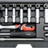 Bộ tuýp tay vặn 1/4" 23 chi tiết Yato YT-14451- Ba Lan