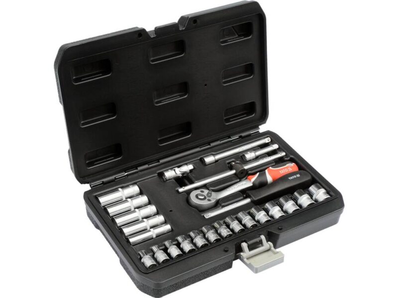 Bộ tuýp tay vặn 1/4" 3.5-14mm 25 chi tiết Yato YT-14461 - Ba Lan