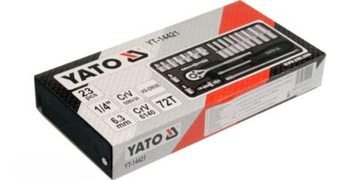 Bộ tuýp tay vặn 1/4" 4-13mm 23 chi tiết Yato YT-14421 - Ba Lan