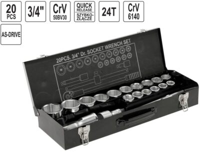 Bộ tuýp tay vặn 3/4" 19-50mm 20 chi tiết Yato YT-1335 - Ba Lan