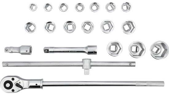 Bộ tuýp tay vặn 3/4" 19-50mm 20 chi tiết Yato YT-1335 - Ba Lan