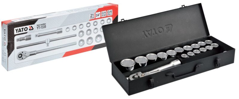 Bộ tuýp tay vặn 3/4" 19-50mm 20 chi tiết Yato YT-1335 - Ba Lan