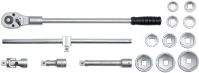 Bộ tuýp tay vặn 3/4" 30-60mm 15 chi tiết Yato YT-1334 - Ba Lan