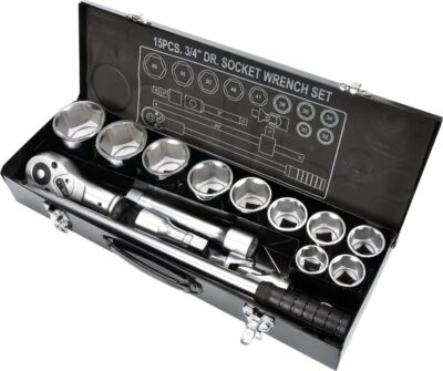 Bộ tuýp tay vặn 3/4" 30-60mm 15 chi tiết Yato YT-1334 - Ba Lan