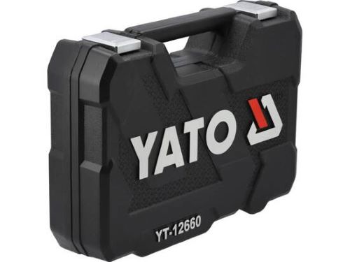 Bộ tuýp tay vặn tổng hợp 1/4" 1/2" 60 chi tiết Yato YT-12660 - Ba Lan