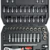 Bộ tuýp tay vặn tổng hợp 3/8" 58 chi tiết Yato YT-3857 - Ba Lan