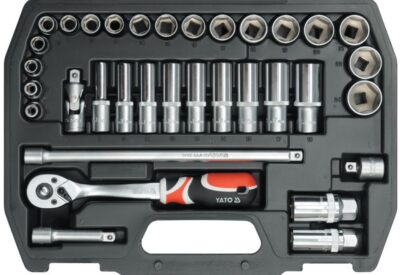 Bộ tuýp tay vặn tổng hợp 3/8" 58 chi tiết Yato YT-3857 - Ba Lan