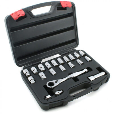 Bộ tuýp tay vặn xuyên tâm 1/2" hệ inch và mét 21 chi tiết Yato YT-3865 - Ba Lan