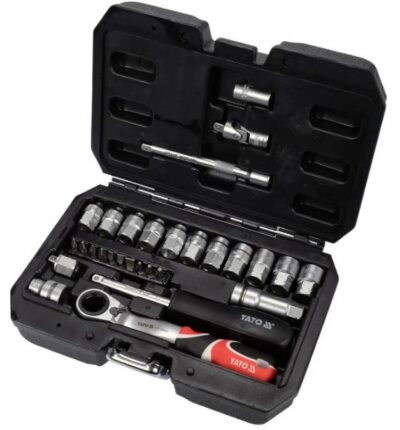 Bộ tuýp tay vặn xuyên tâm 1/4" 11 chi tiết Yato YT-38650 - Ba Lan