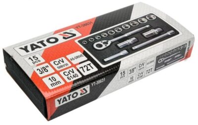 Bộ tuýp vặn tay tổng hợp 3/8" 15 món Yato YT-38631 - Ba Lan
