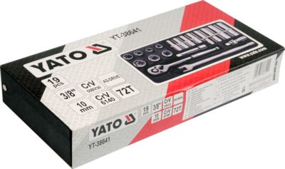 Bộ tuýp vặn tay tổng hợp 3/8" 19 món Yato YT-38641 - Ba Lan