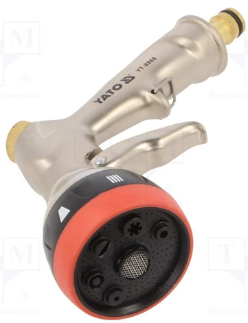 Súng phun nước 1/2" bằng đồng 7 chế độ Yato YT-8968 - Ba Lan