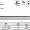 Cần siết lực chữ L 3/4'' 410mm Yato YT-1348 - Ba Lan