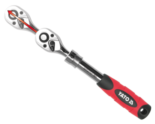 Cần siết tự động 1/2" điều chỉnh ngắn dài 305-445mm Yato YT-0299 - Ba Lan