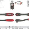 Cần siết tự động 3/8" dạng cong 202mm Yato YT-0294 - Ba Lan