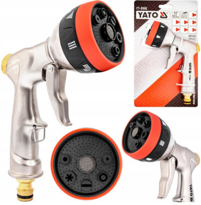 Súng phun nước 1/2" bằng đồng 7 chế độ Yato YT-8968 - Ba Lan