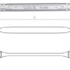 Cờ lê 2 đầu lắc léo 8x19mm Yato YT-4961 - Ba Lan