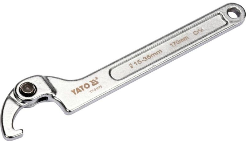 Cờ lê móc đầu gật gù 15-35mm Yato YT-01670 - Ba Lan