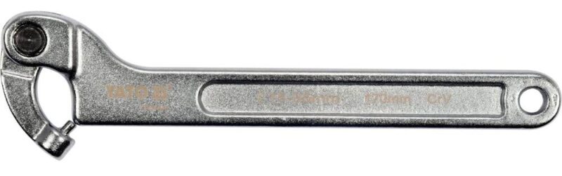 Cờ lê móc đầu gật gù chốt tròn cố định 15-35mm Yato YT-01675 - Ba Lan