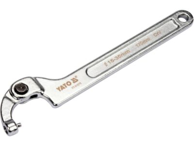 Cờ lê móc đầu gật gù chốt tròn cố định 15-35mm Yato YT-01675 - Ba Lan