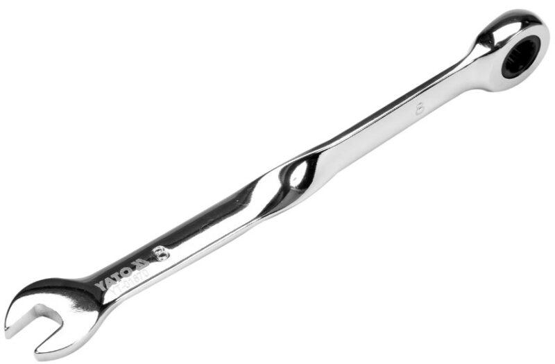 Cờ lê vòng miệng tay đòn tự động lật đảo chiều size: 8mm - 19 mm Yato YT-01870 - Ba Lan