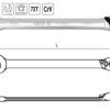 Cờ lê vòng miệng tự động gạt đảo chiều từ 8mm đến 32mm Yato - Ba Lan