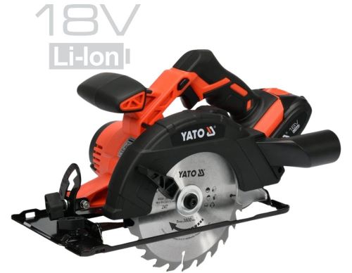 Máy cưa đĩa cầm tay pin 18V (full set) Yato YT-82810