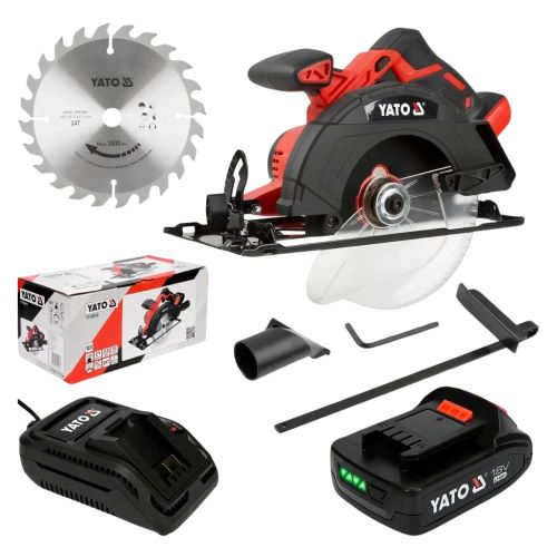 Máy cưa đĩa cầm tay pin 18V (full set) Yato YT-82810