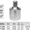 Đầu chuyển 1/2" sang 3/4" Yato YT-1258 - Ba Lan