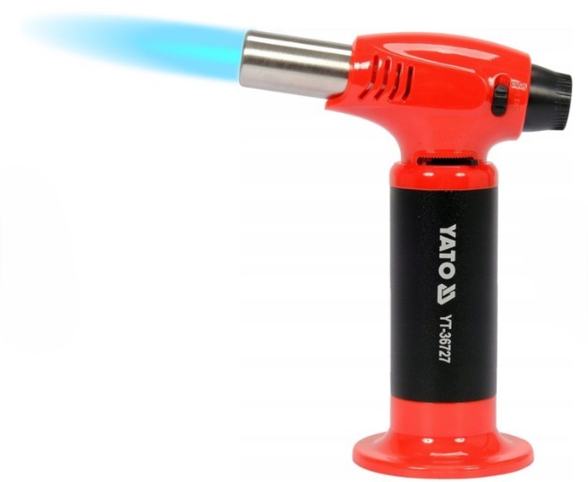 Đèn khò bơm gas mini cầm tay 1350°C Yato YT-36727 - Ba Lan